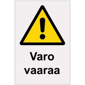 Varo vaaraa heijastava kilpi