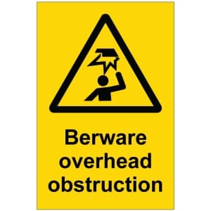 Beware overhead obstruction kyltti