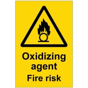 Oxidizing agent Fire risk kyltti