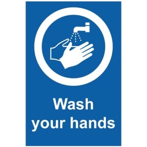 Wash your hands (b) kyltti