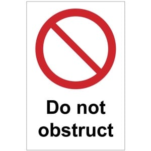Do not obstruct kyltti