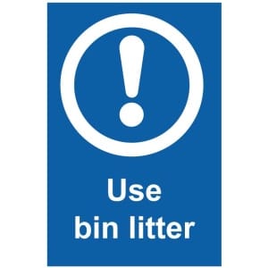 Use bin litter kyltti