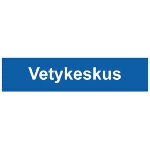 Vetykeskus kyltti