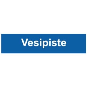 Vesipiste kyltti