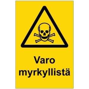 Varo myrkyllistä magneettinen varoitusmerkki