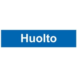 Huolto kyltti