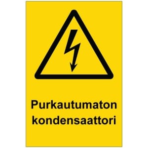 Purkautumaton kondensaattori magneettiinen sähköalan merkki