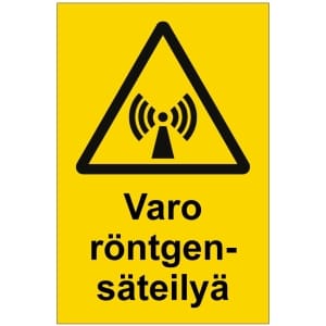 Varo röntgensäteilyä magneettinen varoitusmerkki