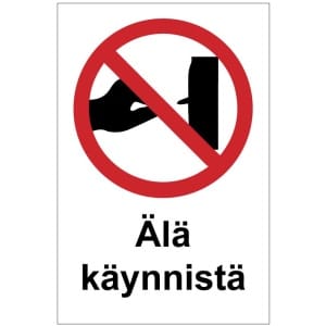 Älä käynnistä MAG-0