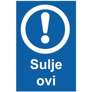 Sulje ovi magneettinen ohjemerkki
