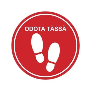 Odota tässä punainen-0