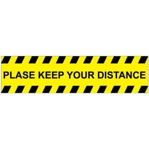 Please keep your distance SK2-0