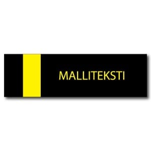 Musta/Kelta laserkaiverrus oma teksti-0