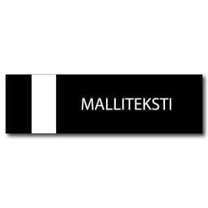 Musta/Valko laserkaiverrus oma teksti-0