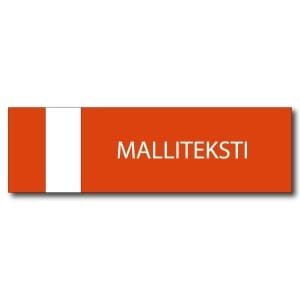 Oranssi/Valko laserkaiverrus oma teksti-0