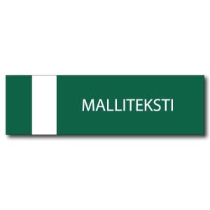 Vihreä/Valko laserkaiverrus oma teksti-0