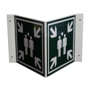 Kokoontumispaikka V-kilpipohjalla 2-puol.-0