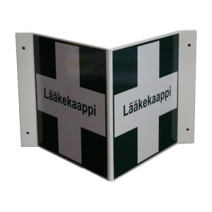 Lääkekaappi V-kilpipohjalla 2-puol.-0