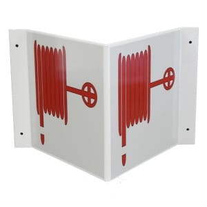 Pikapaloposti V-kilpipohjalla 2-puol. heijastava-0