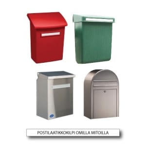 Postilaatikkokilpi omat mitat-0