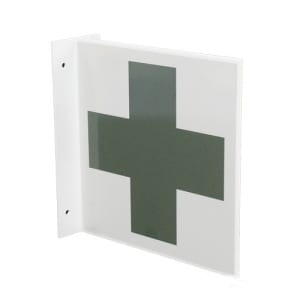 Ensiapu merkki L-kilpipohjalla heijastava-0