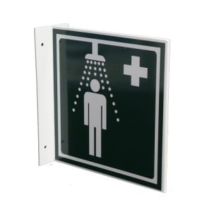 Hätäsuihku L-kilpipohjalla 2-puol.-0