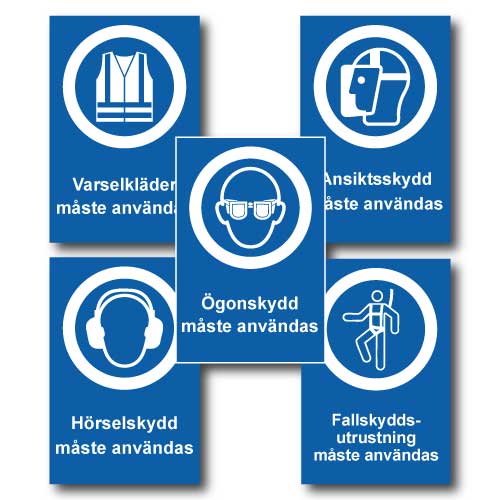 Ruotsinkieliset ohjekyltit Päbusskyltar