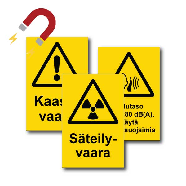 Magneettiset varoitusmerkit