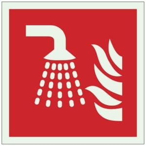 Sammutusjärjestelmä jälkivalaiseva opaste