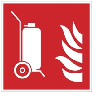 Siirrettävä palosammutin opaste