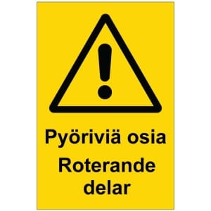 Pyöriviä osia Roterande delar opaste