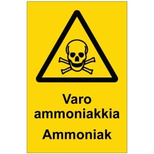 Varo ammoniakkia Ammoniak opaste